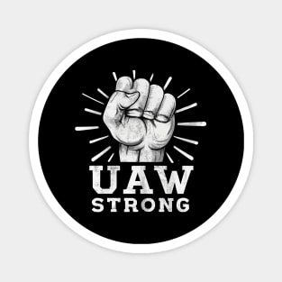 UAW STRONG Grunge Magnet